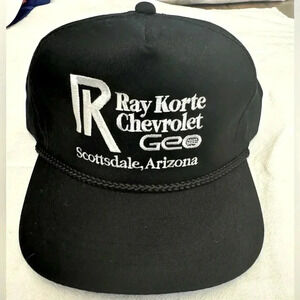 Vintage Trucker Hat Chevy Geo Snapback Scottsdale Arizona NOS Grandpa Dad Hat